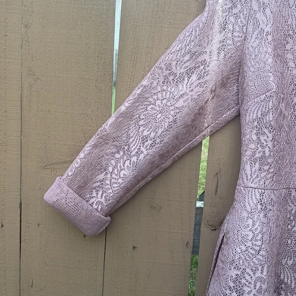 BLUSH PINK LACE JACKET/TOP! - Picture 3 of 5